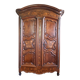 armoire Louis XV galbée du XVIII ème