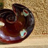 Large ceramic shell dish