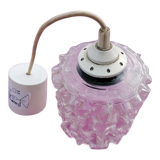 Vintage bubble glass pendant lamp