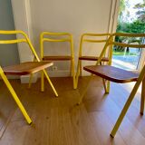 Folding chairs by Giorgio Cattelan for cidue