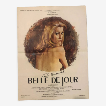 Original cinema poster - Belle de jour - 60x80 - 1st Print 1967