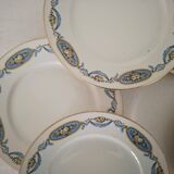 Assiettes à Dessert en Porcelaine de Limoges