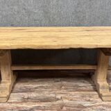 dining table in solid wood and marquetry from the late 19th century