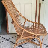 Rattan armchair