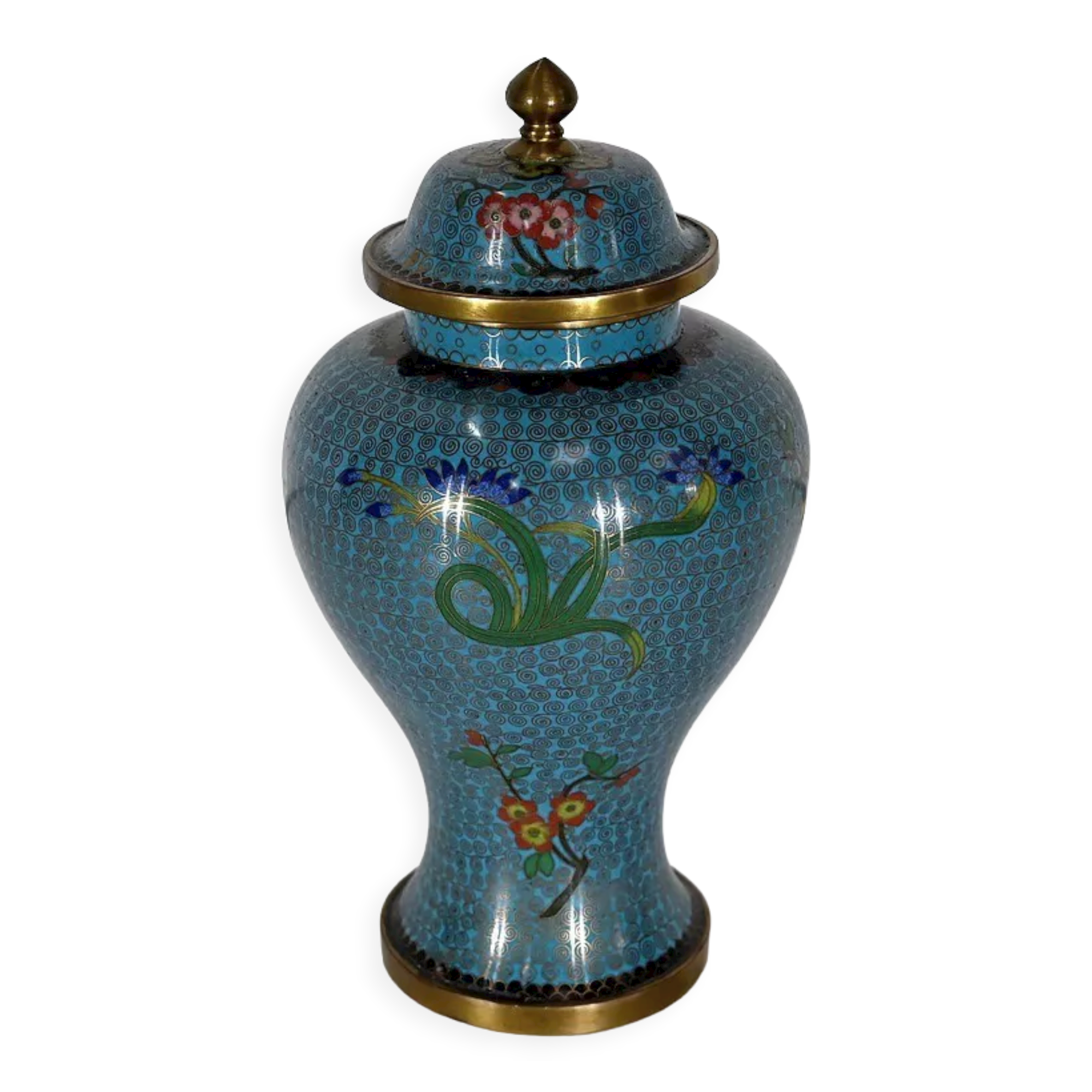 Potiche in cloisonné and bronze enamels, Japan – late nineteenth