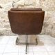 Raphaël Raffel office chair in cognac leather from the 1970s.