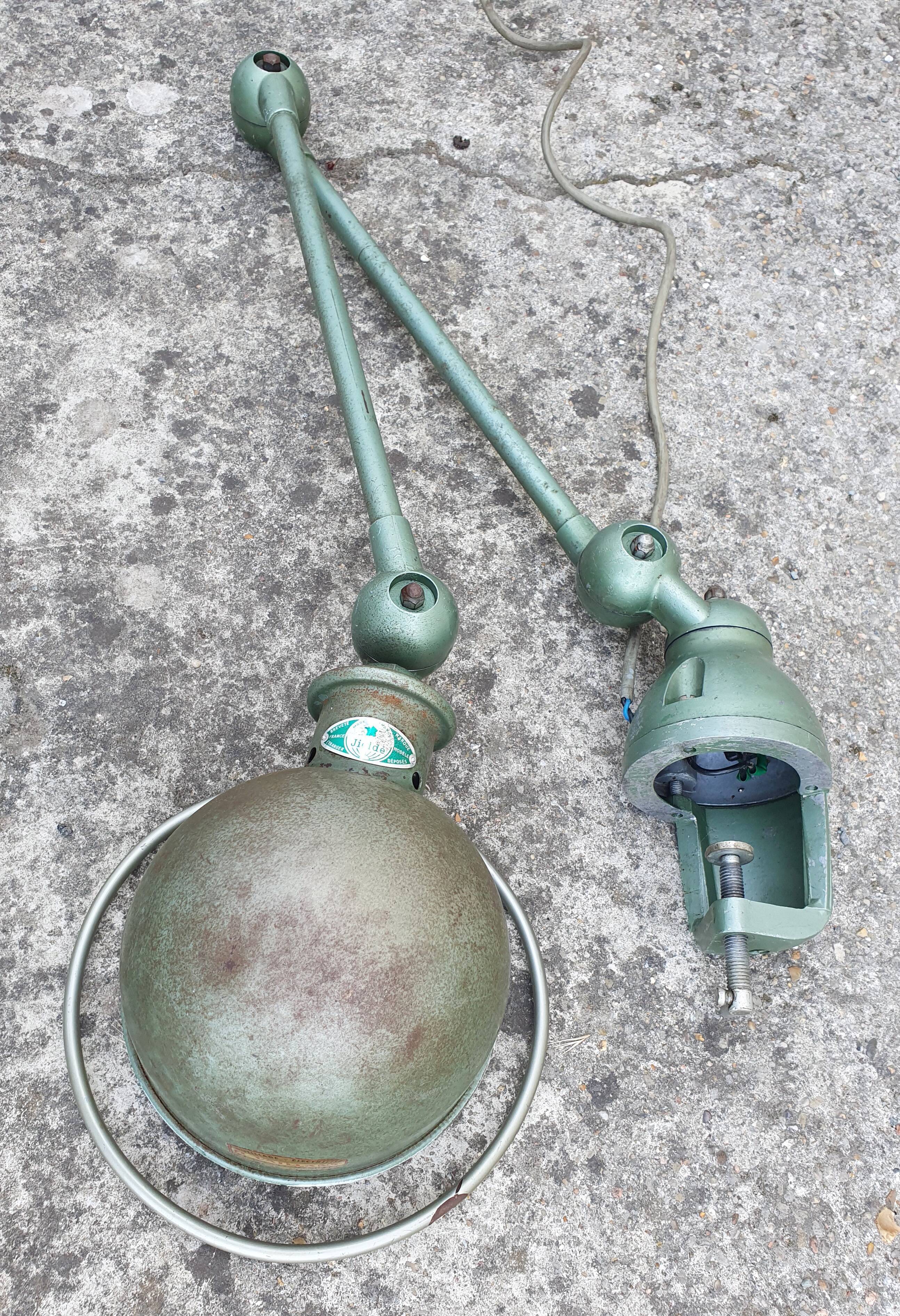 Jielde workshop lamp, authentic, 50s, nod model.