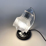 Vintage Table Lamp with Ceramic Base, Czechoslovakia, 1960's