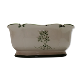 Ceramic planter spring decoration