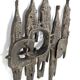 Brutalist wall sculpture - Gatekeepers