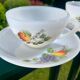 Tasses arcopal fruit de France vintage