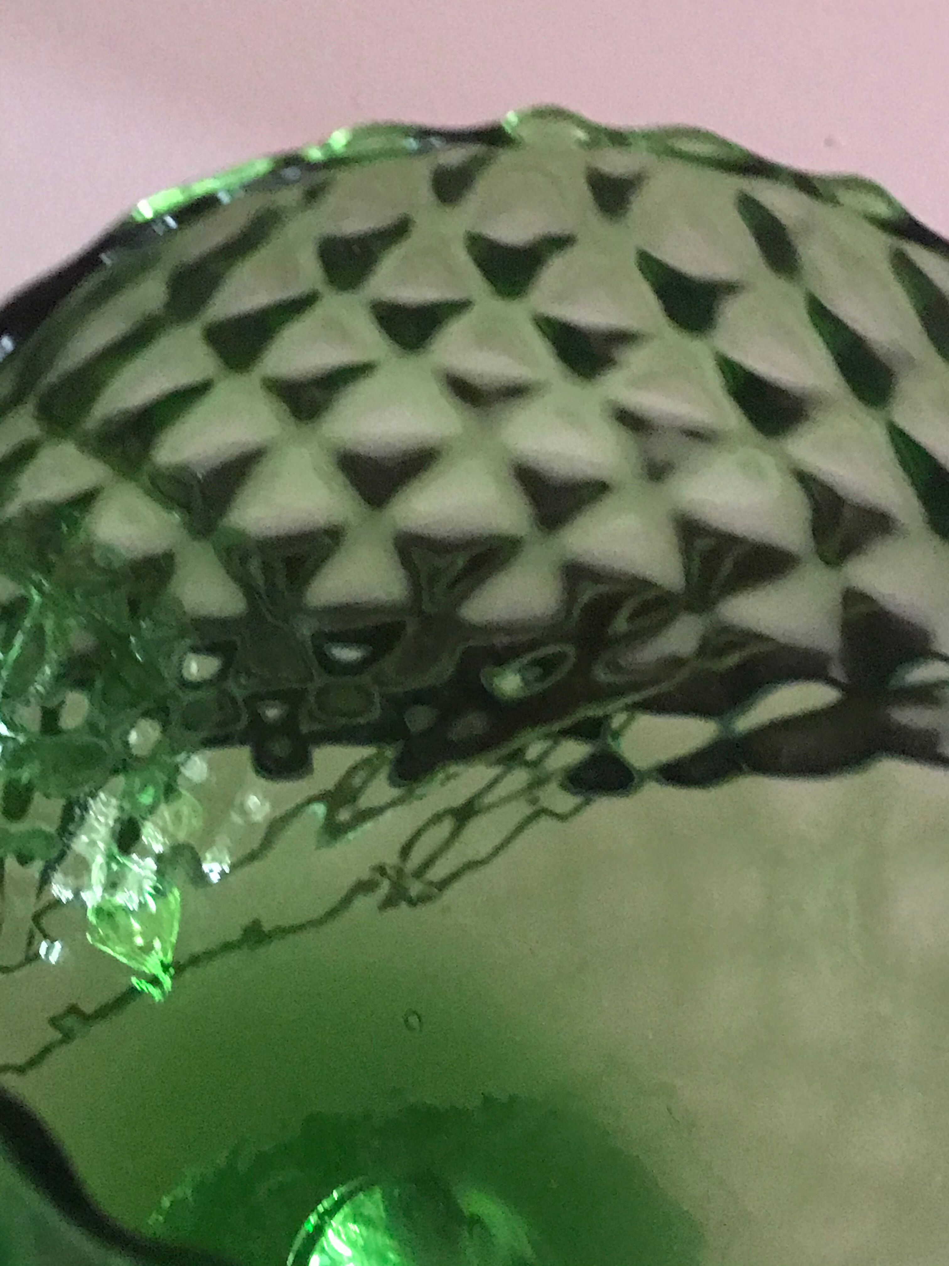 Coupe en verre Empoli vert