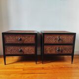 Pair of ethnic bedside tables, sofa ends