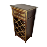 Stylish cabinet bottle rack