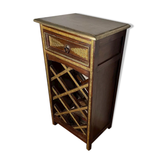 Stylish cabinet bottle rack