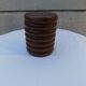 turned wooden box