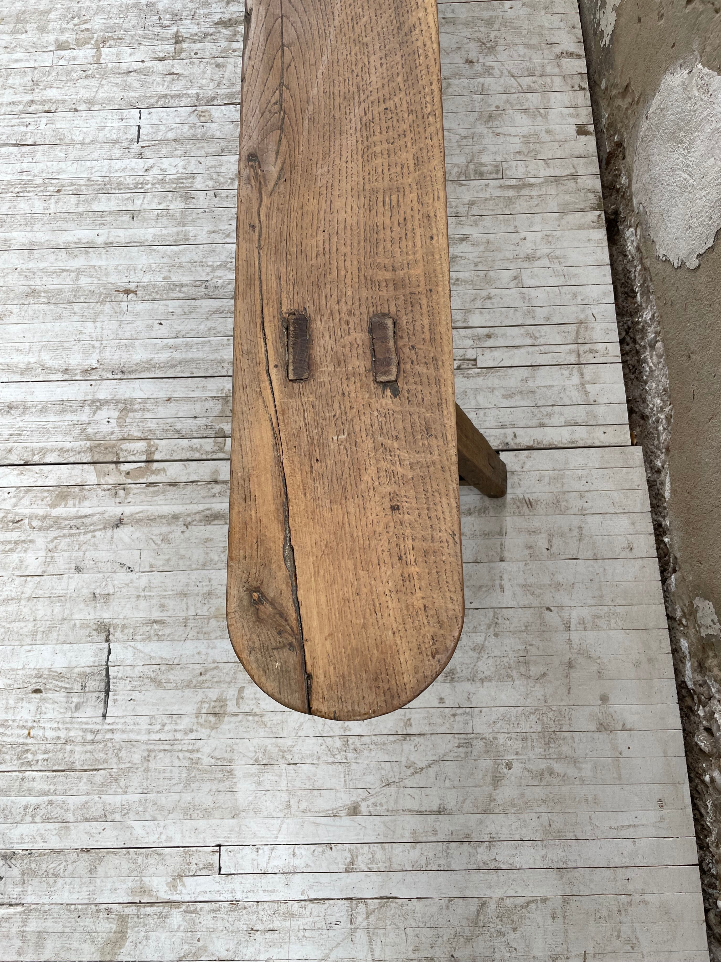 Oak farm bench 195 cm