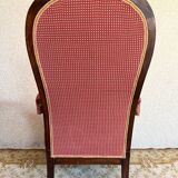 19th century Voltaire rack and pinion armchair in walnut