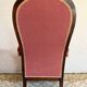 19th century Voltaire rack and pinion armchair in walnut