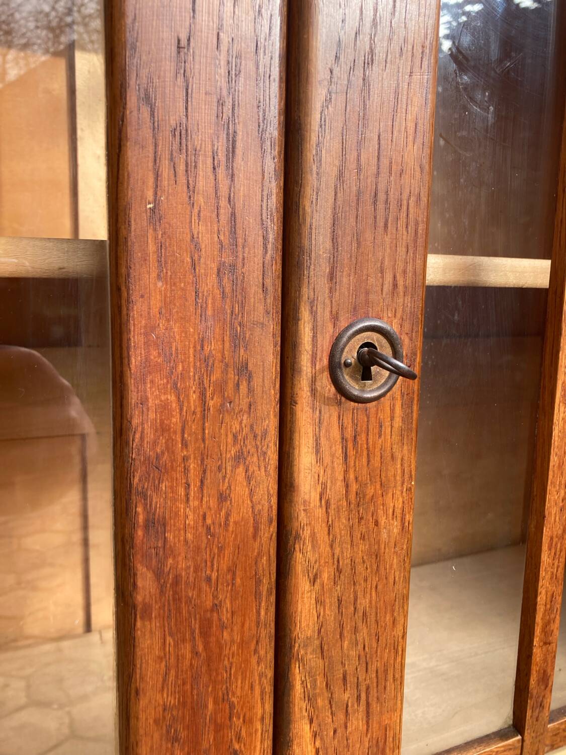 Vintage glass cabinet