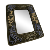 Miroir Oiseaux En Céramique Lisa Larson Série Harlequin/ Gustavsberg (