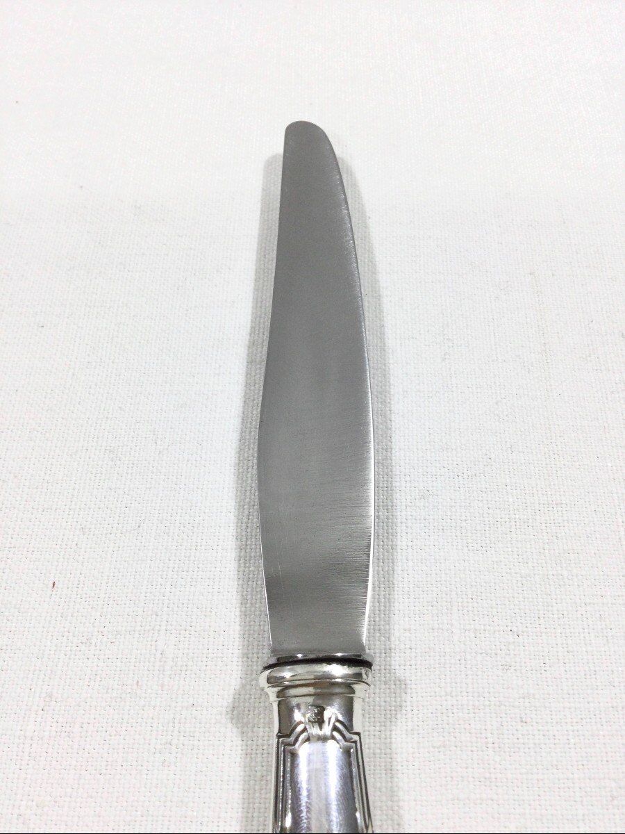 Christofle - Cross ribbon entremet knives