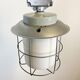 Vintage Industrial Aluminium Lamp with Milk Glass, 1970s