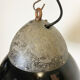 Vintage Black Enameled Hanging Lamp, 1930s