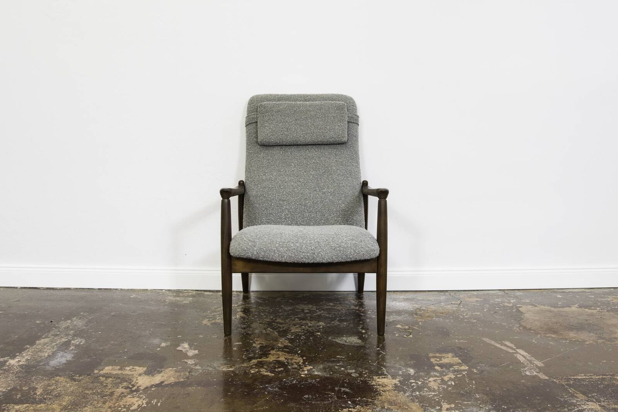 Mid-Century High Back Armchair by Edmund Homa, GFM, Poland, 1960s