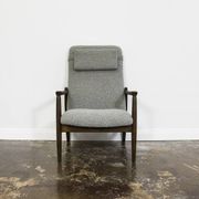 Mid-Century High Back Armchair by Edmund Homa, GFM, Poland, 1960s
