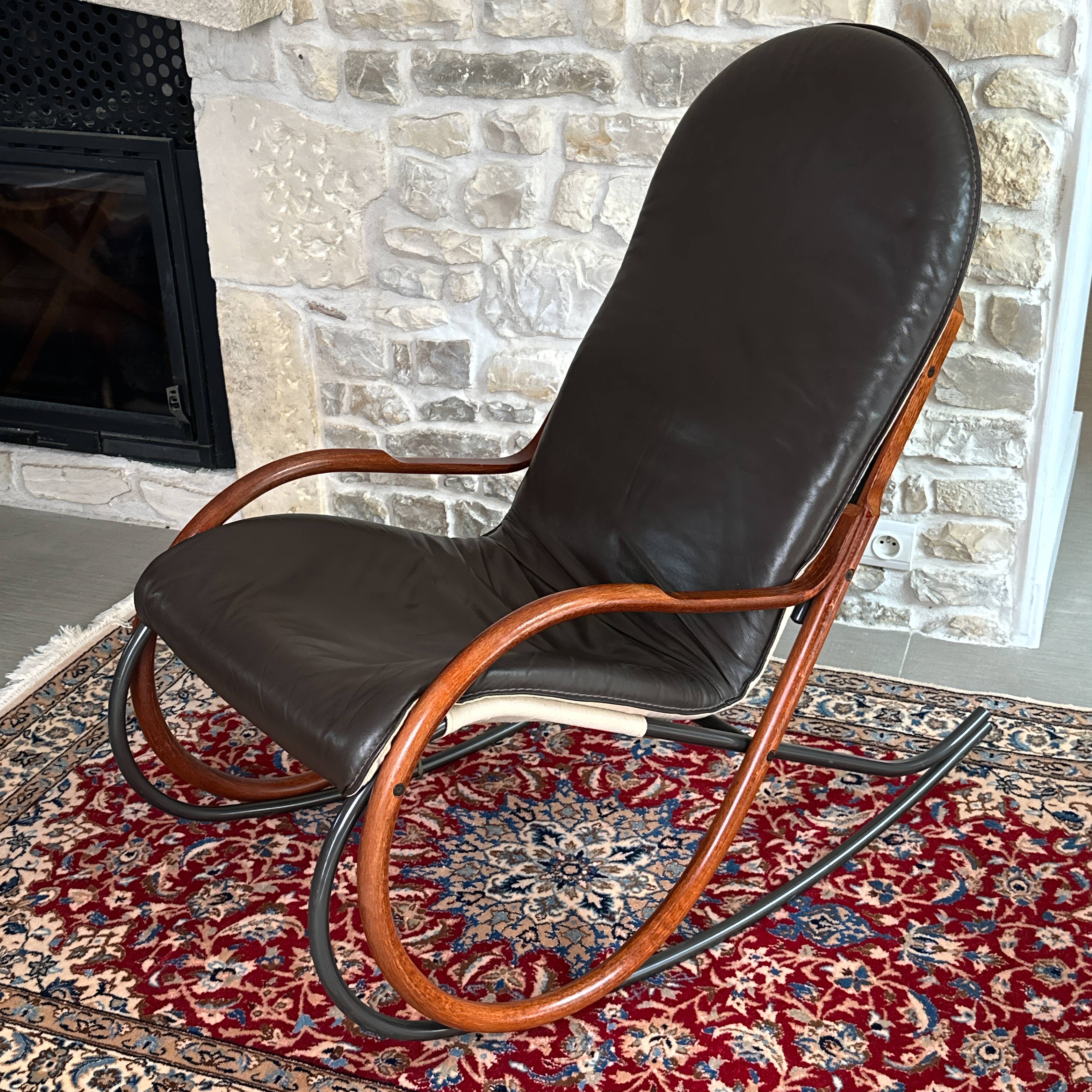 Vintage Nonna Rocking Chair by Paul Tuttle for Strässle