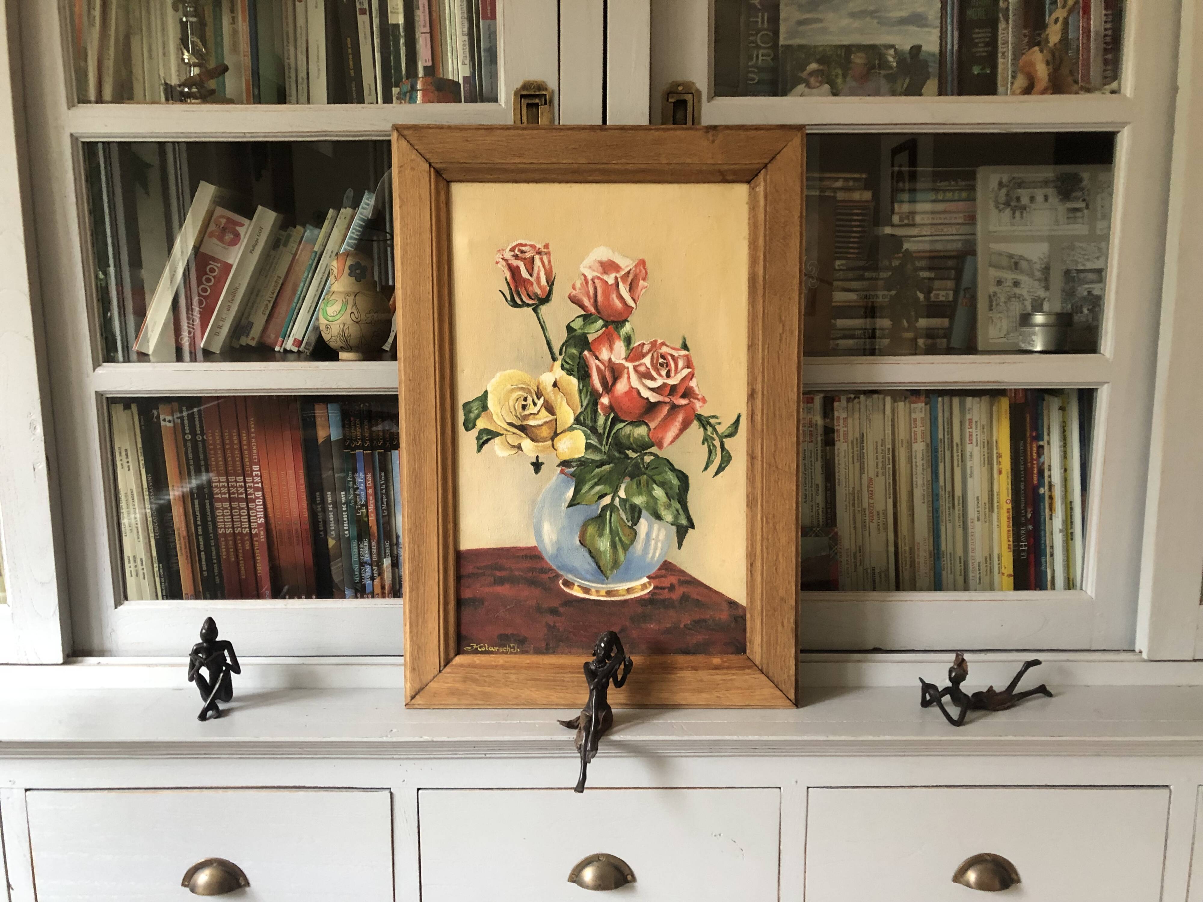 Flower bouquet painting
