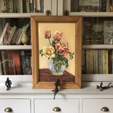Flower bouquet painting