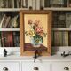 Flower bouquet painting