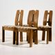Oak dining chair, set of 4