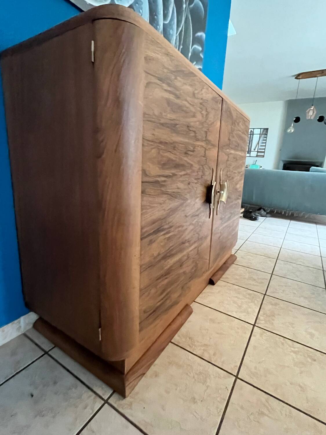 Art Deco 2-door sideboard