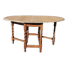 Small gateleg table in varnished oak