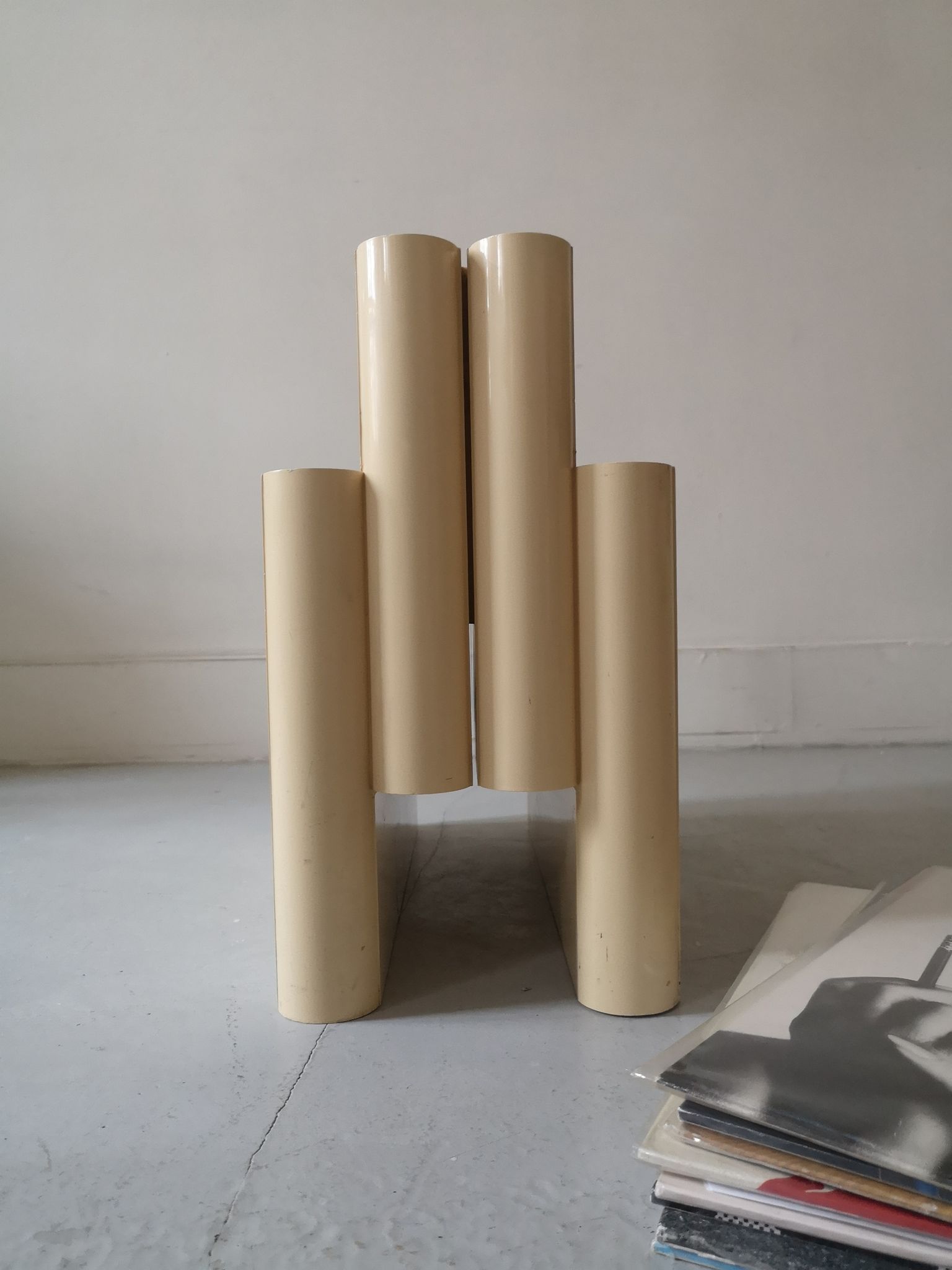 Magazine holder or vinyl by Giotto Stoppino for Kartell, 1970