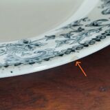 6 St Amand "Jane" iron clay soup plates