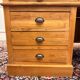 Large classic English desk with back panel