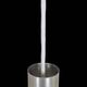 Rare pendant lamp / aluminum / opaline glass / Space Age / Mid-Century Danish Modern design / 1960s / 1970s