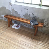 Artisanal pine bench