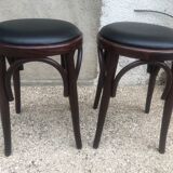 Duo de tabourets bas