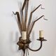 Gold leaf wall light