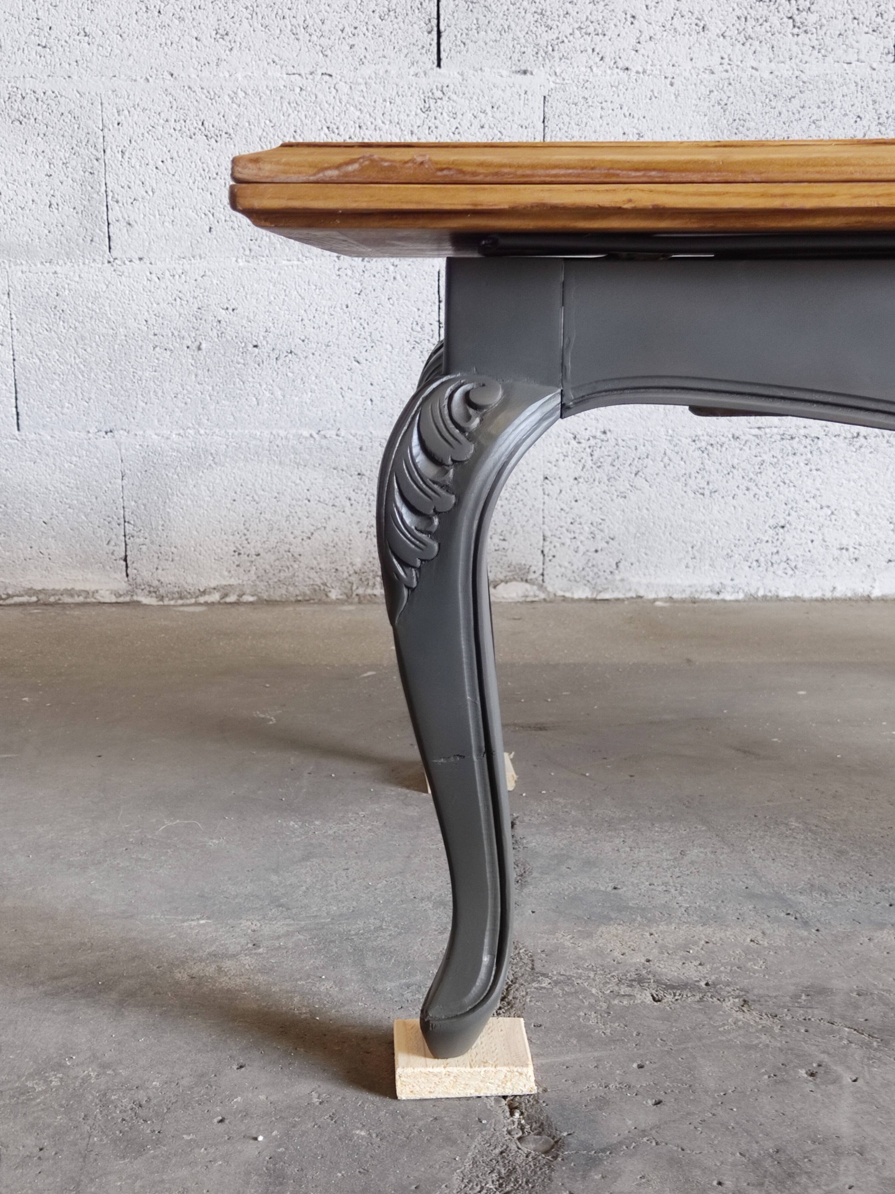 Table basse relevable extensible