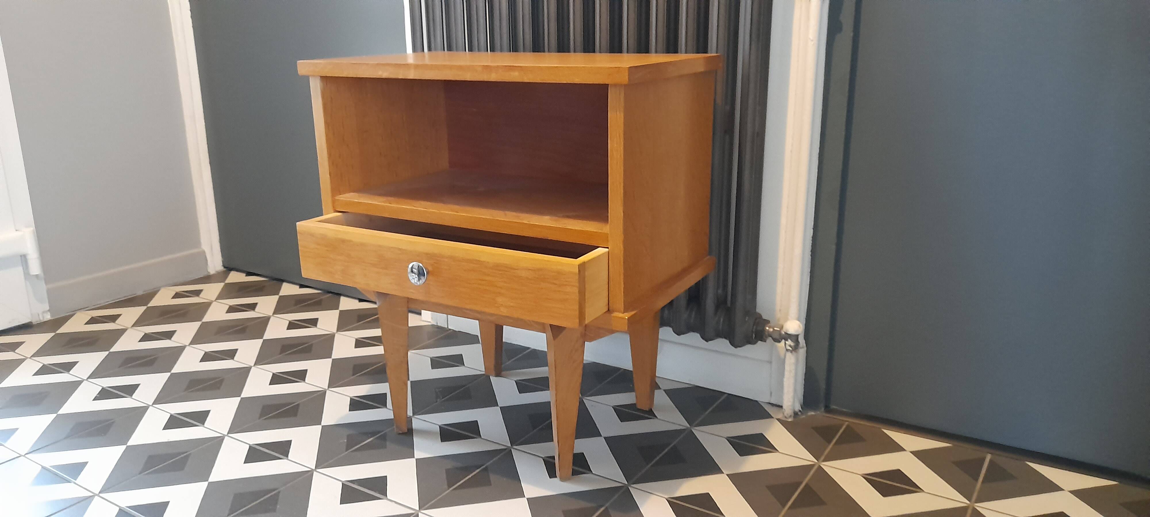 Scandinavian bedside table from the 60s