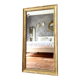 Antique Napoleon III gilded mirror from the 19th century.