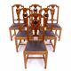 Un ensemble de chaises Art Déco, années 1940, Pologne.