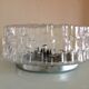 Round ceiling lamp in bulled glass / vintage 60s/70s