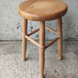 Vintage solid wood stool